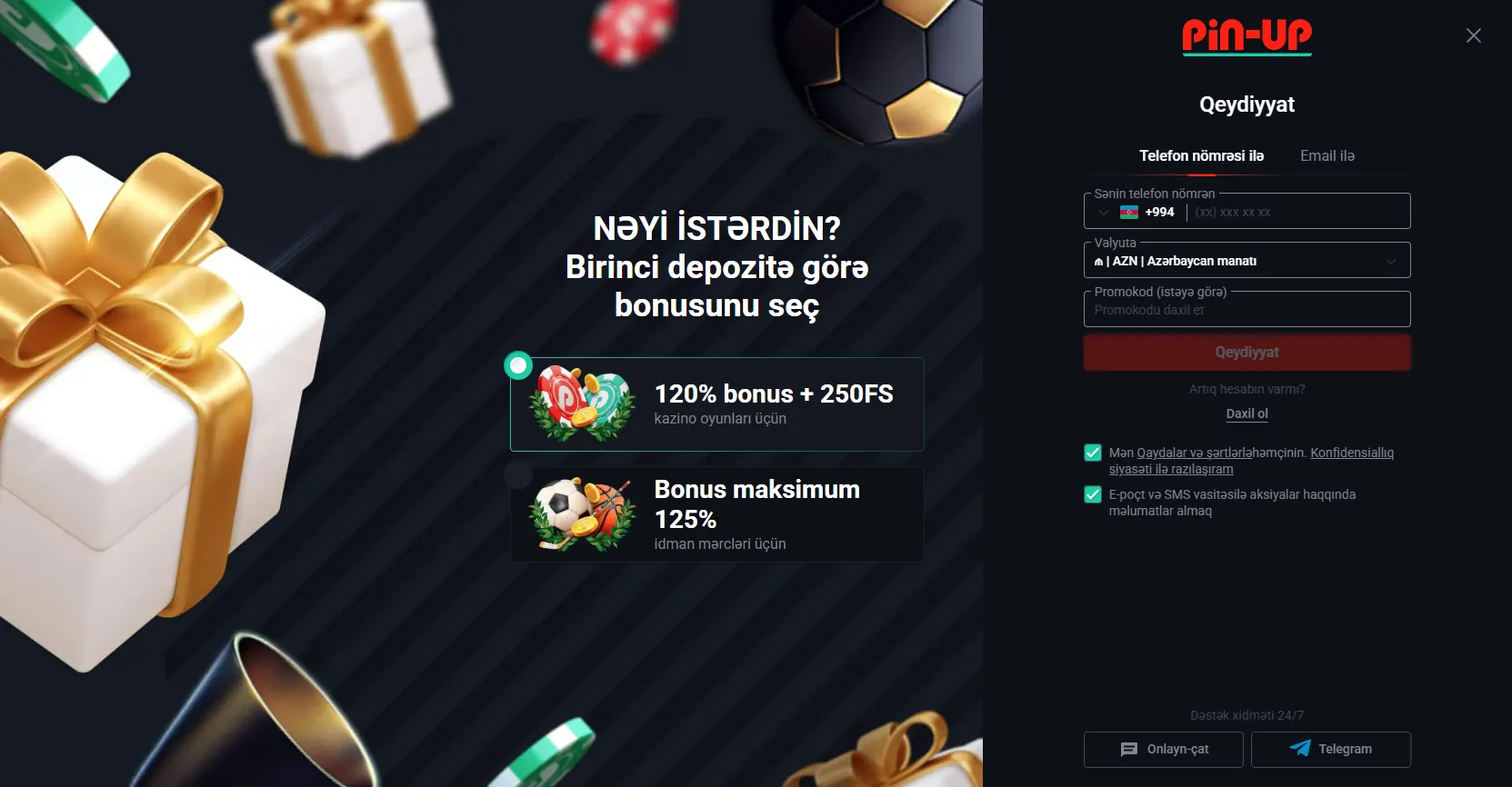 Pin Up casino login səhifəsi sizi qazanmağa dəvət edir Pin Up casino girişi ilə hesabınıza daxil olun